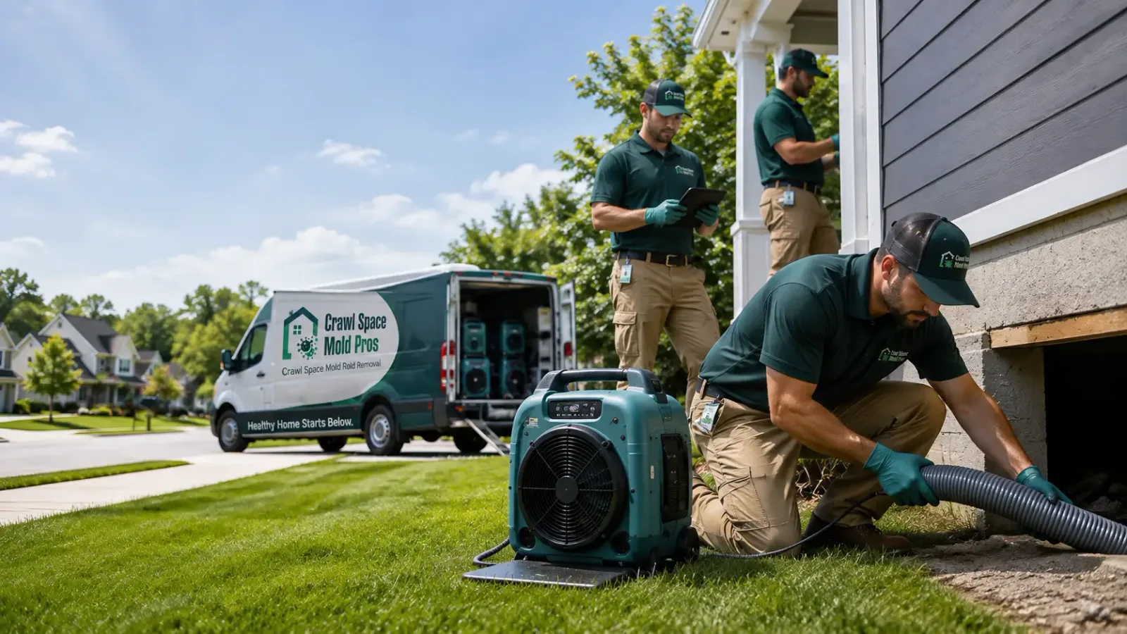 Crawl Space Mold Removal in Williamsfield, OH